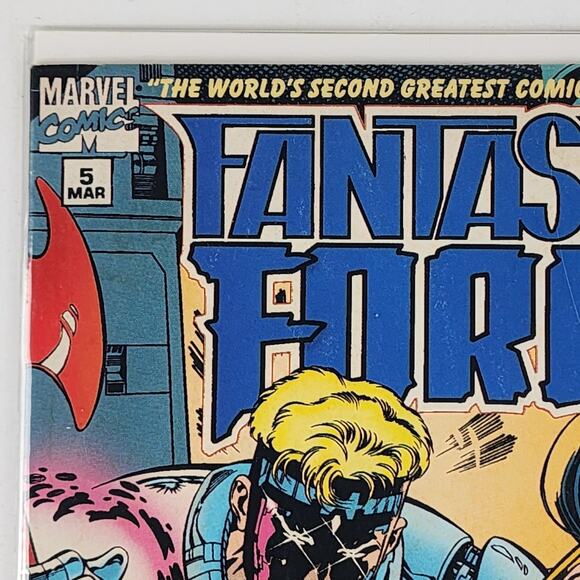 Vintage 1990's Marvel Fantastic Force #5 Comic Book - Picture 2 of 9